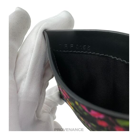 🔴 Givenchy 6CC Card Holder Wallet - Floral - Picture 7 of 9